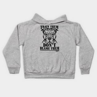 Train them, Don't blame them Kids Hoodie